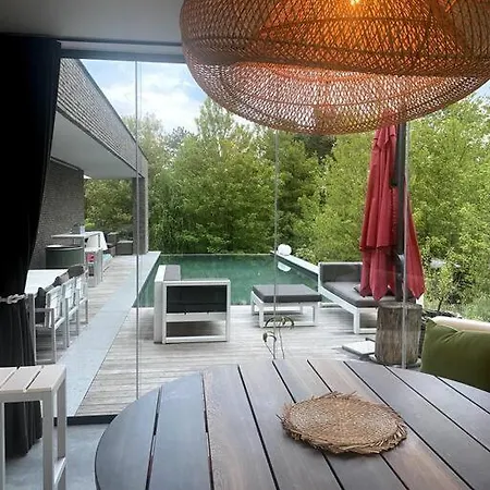 Duinenhuisje, Poolhouse Met Prive Zwembad En Buitendouche