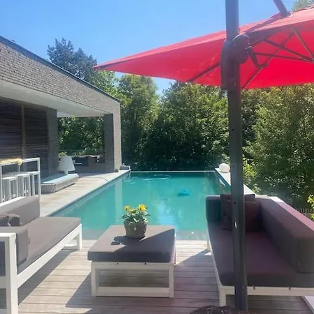 Duinenhuisje, Poolhouse Met Prive Zwembad En Buitendouche *